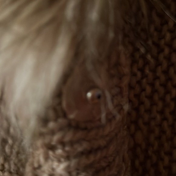 Loft sweater vest with faux fur collar. Size S - Picture 6 of 8